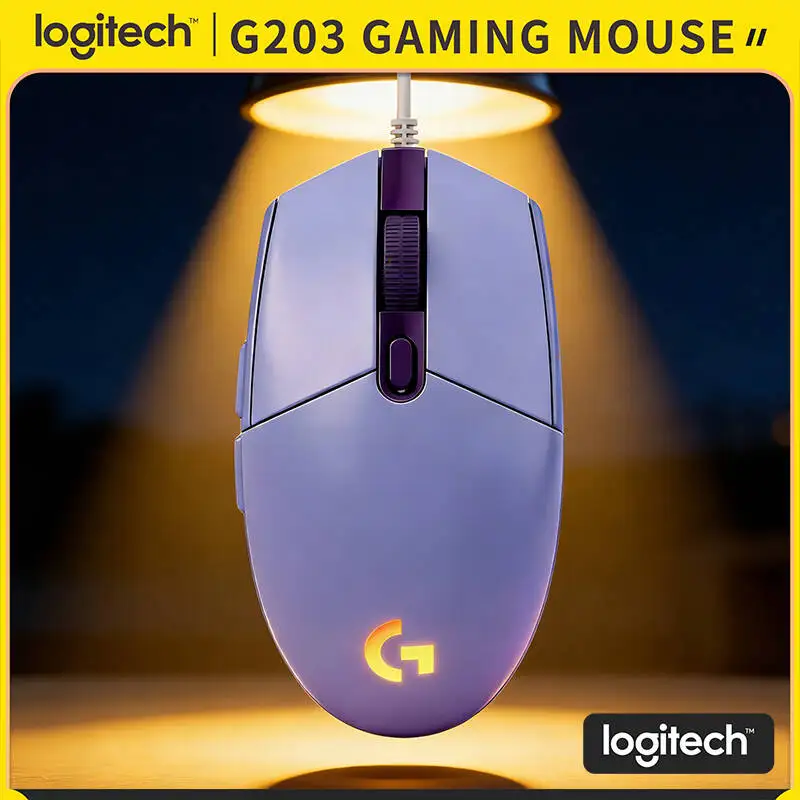 Игровая мышь Logitech G203 проводная, RGB-подсветка, 8000 DPI, 6 кнопок, отклик 1 мс, легкая (85 г), для ПК и ноутбуков
Игровая мышь Logitech G203 проводная, RGB-подсветка, 8000 DPI, 6 кнопок, отклик 1 мс, легкая (85 г), для ПК и ноутбуков