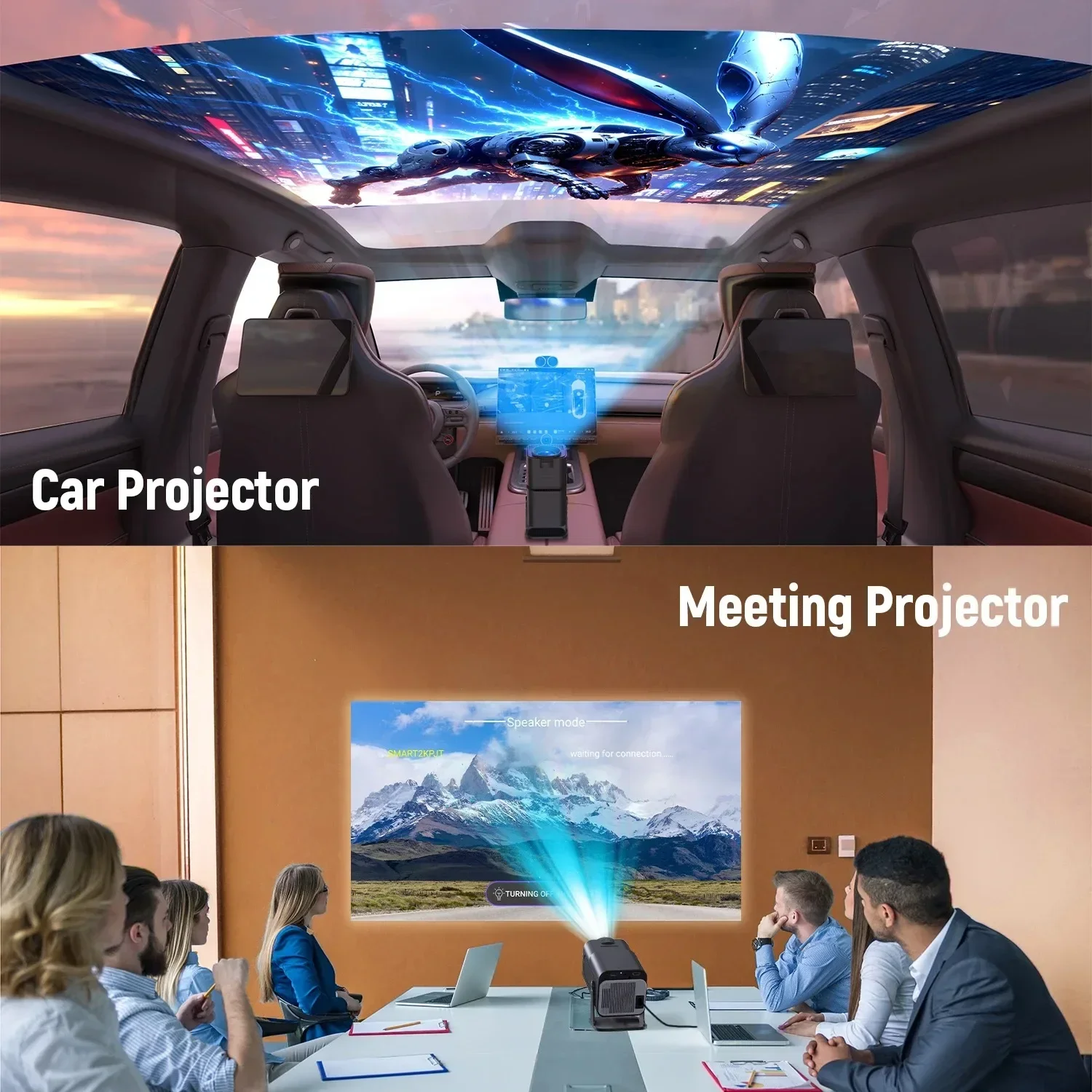 Projector Netflix Officially Licensed HY320 NTV Android 13 1080P 500ANSI Amlogic S950D4 WIFi6.0 BT5.2 Mini 4K Projector
Projector Netflix Officially Licensed HY320 NTV Android 13 1080P 500ANSI Amlogic S950D4 WIFi6.0 BT5.2 Mini 4K Projector