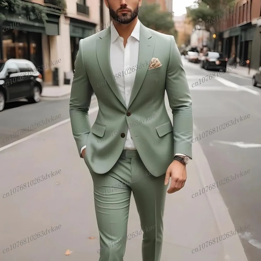 Fashion Mint Green Business Men Suit Groom Groomsman Wedding Party Prom Formal Occasion Male Tuxedos 2 Piece Set Blazer Pants
Fashion Mint Green Business Men Suit Groom Groomsman Wedding Party Prom Formal Occasion Male Tuxedos 2 Piece Set Blazer Pants