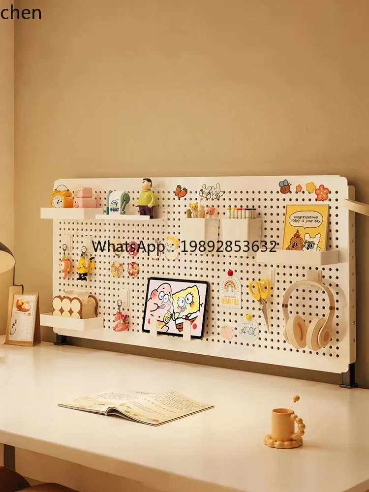 b2Desktop Pegboard Storage Rack No-Drill Desk Organizer Shelf
b2Desktop Pegboard Storage Rack No-Drill Desk Organizer Shelf