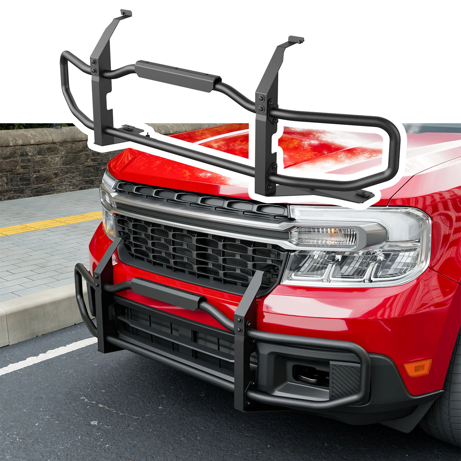 Bull Bar Compatible With for Ford Maverick 2022-2025 US Model Brush Guard Grille Brush Guard Front Bumper US Model
Bull Bar Compatible With for Ford Maverick 2022-2025 US Model Brush Guard Grille Brush Guard Front Bumper US Model