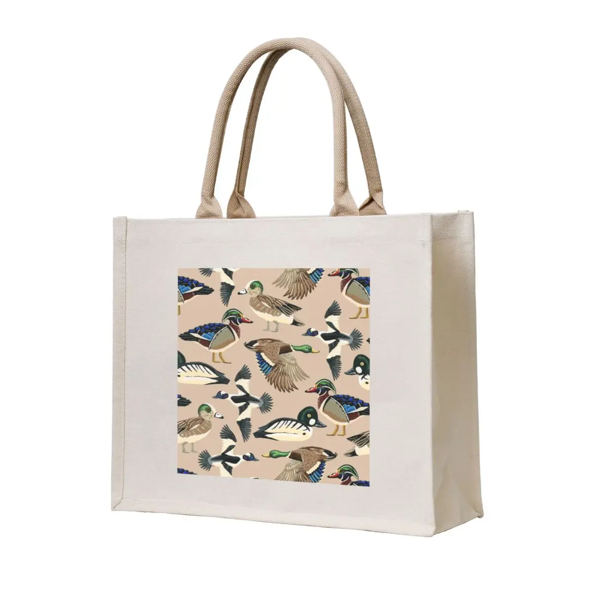 American Duck Species Pattern in Tan Tote Bag eco bag folding custom canvas bag tote custom
American Duck Species Pattern in Tan Tote Bag eco bag folding custom canvas bag tote custom