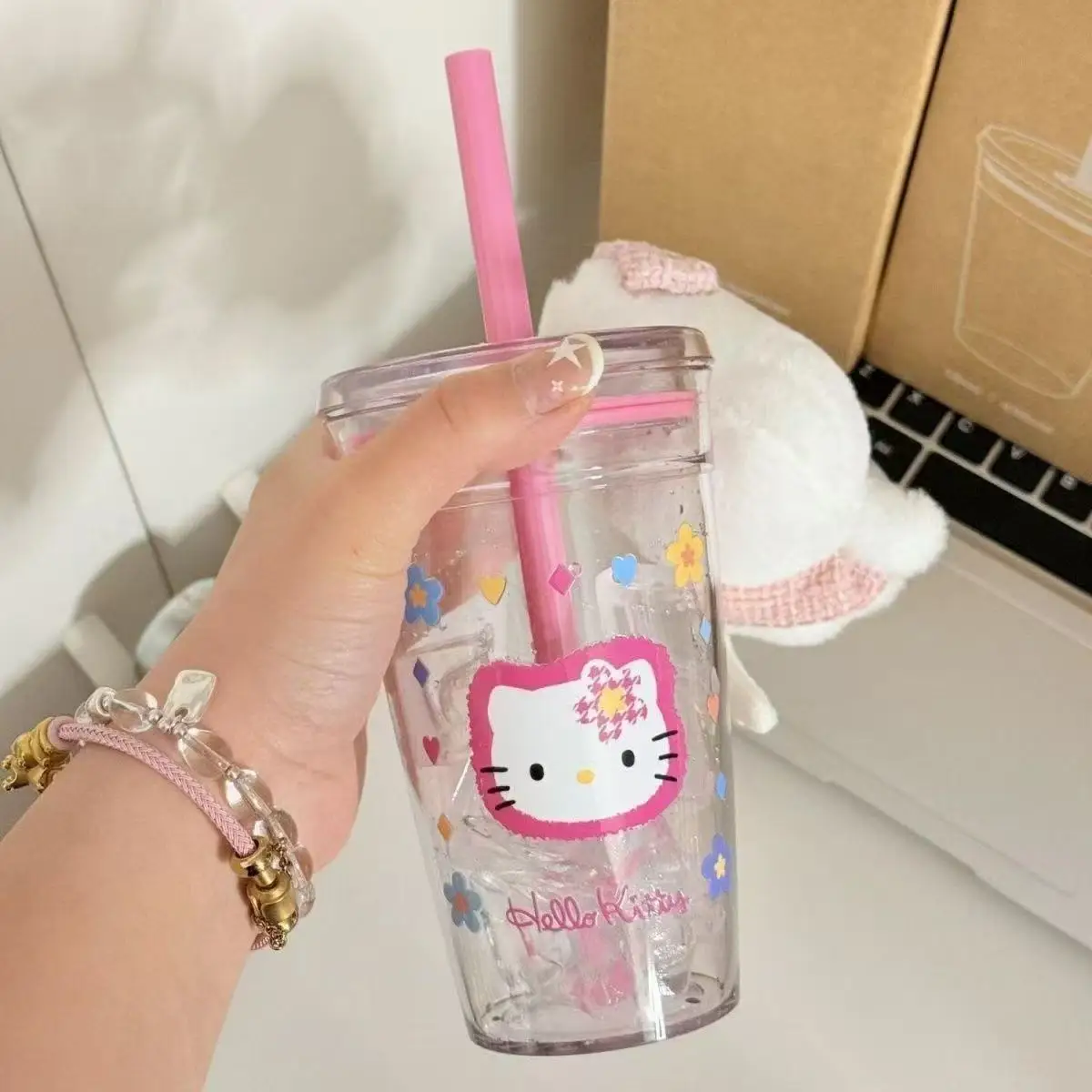 Cartoon Hello Kitty Girl Y2k Sippy Cup Lucency High-capacity Anime Cinnamoroll Drinking Water Cup Student Cute Water Bottle Gift
Cartoon Hello Kitty Girl Y2k Sippy Cup Lucency High-capacity Anime Cinnamoroll Drinking Water Cup Student Cute Water Bottle Gift