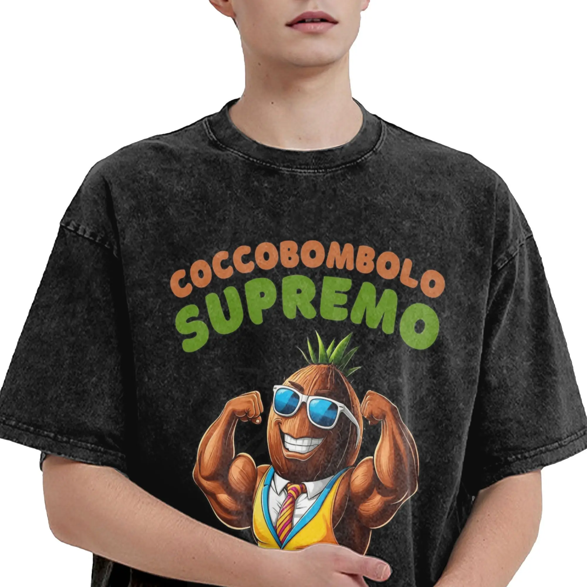 Streetwear Washed T-Shirt Coccobombolo Supremo Simple T-Shirts Italian Brainrot Fashion Tshirt for Couple Beach Y2K Fun Top Tees
Streetwear Washed T-Shirt Coccobombolo Supremo Simple T-Shirts Italian Brainrot Fashion Tshirt for Couple Beach Y2K Fun Top Tees