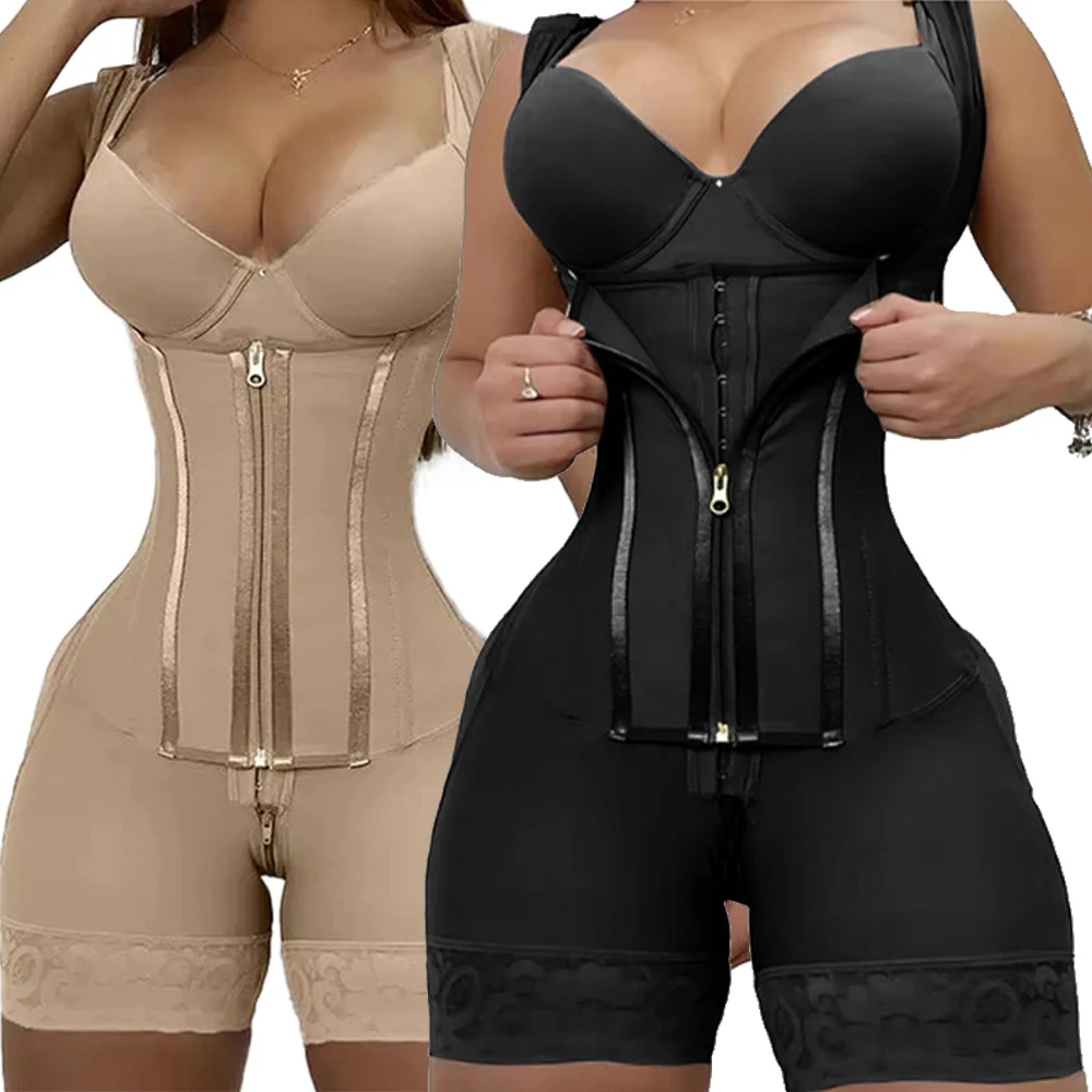 Body Shaper Women Shapewear Bodysuit 9-bone Waist Trainer High Compression Girdles Double Tummy Control Full Body Open Crotch
Body Shaper Women Shapewear Bodysuit 9-bone Waist Trainer High Compression Girdles Double Tummy Control Full Body Open Crotch