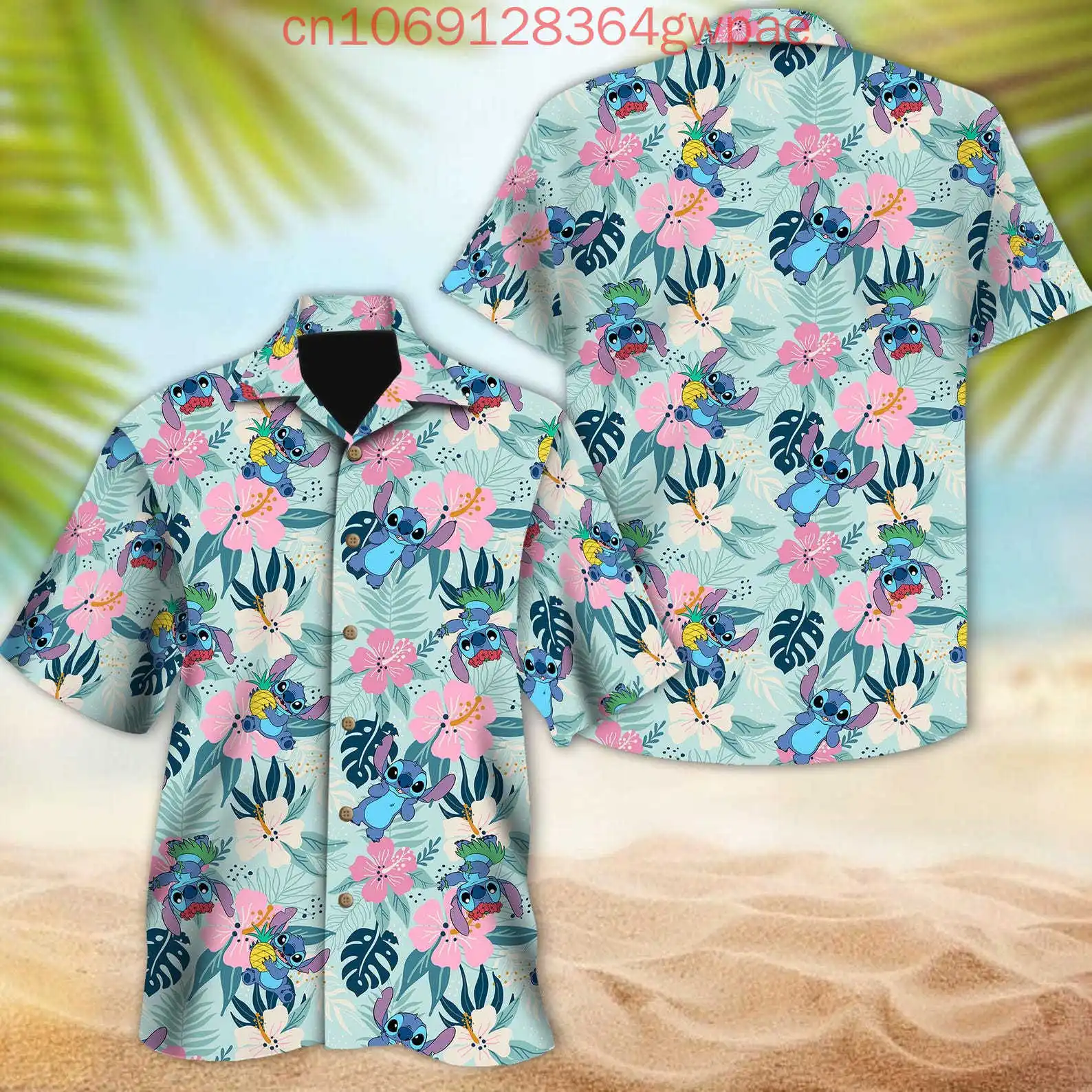 Гавайская рубашка Stitch Aloha с цветочным принтом, мужская и женская детская рубашка Disney, летние повседневные пляжные рубашки на пуговицах с короткими рукавами для отдыха
Гавайская рубашка Stitch Aloha с цветочным принтом, мужская и женская детская рубашка Disney, летние повседневные пляжные рубашки на пуговицах с короткими рукавами для отдыха