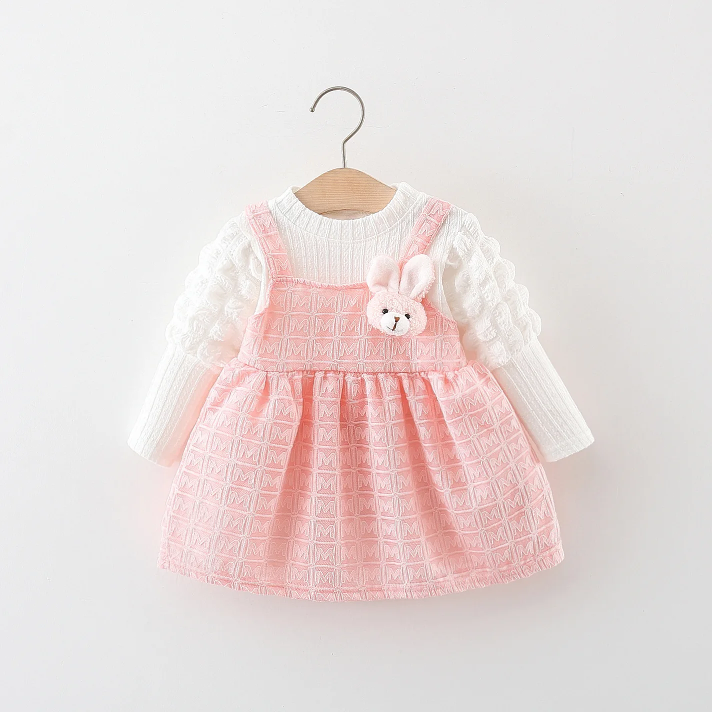 2024 Spring and Autumn New Bear Head Strap Long sleeved Dress for Girls clothes Cartoon Strap 
2024 Spring and Autumn New Bear Head Strap Long sleeved Dress for Girls clothes Cartoon Strap