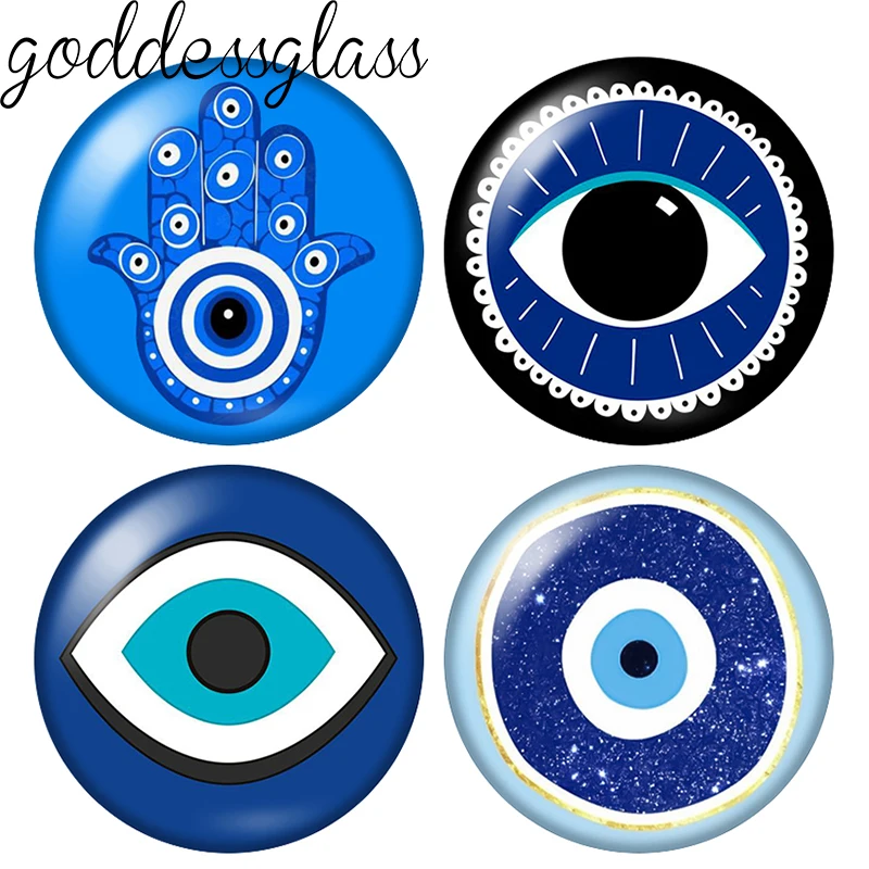 New Turkish Blue Evil Eye Drawings 10pcs 12mm/18mm/20mm/25mm Round photo glass cabochon demo flat back Making findings
New Turkish Blue Evil Eye Drawings 10pcs 12mm/18mm/20mm/25mm Round photo glass cabochon demo flat back Making findings