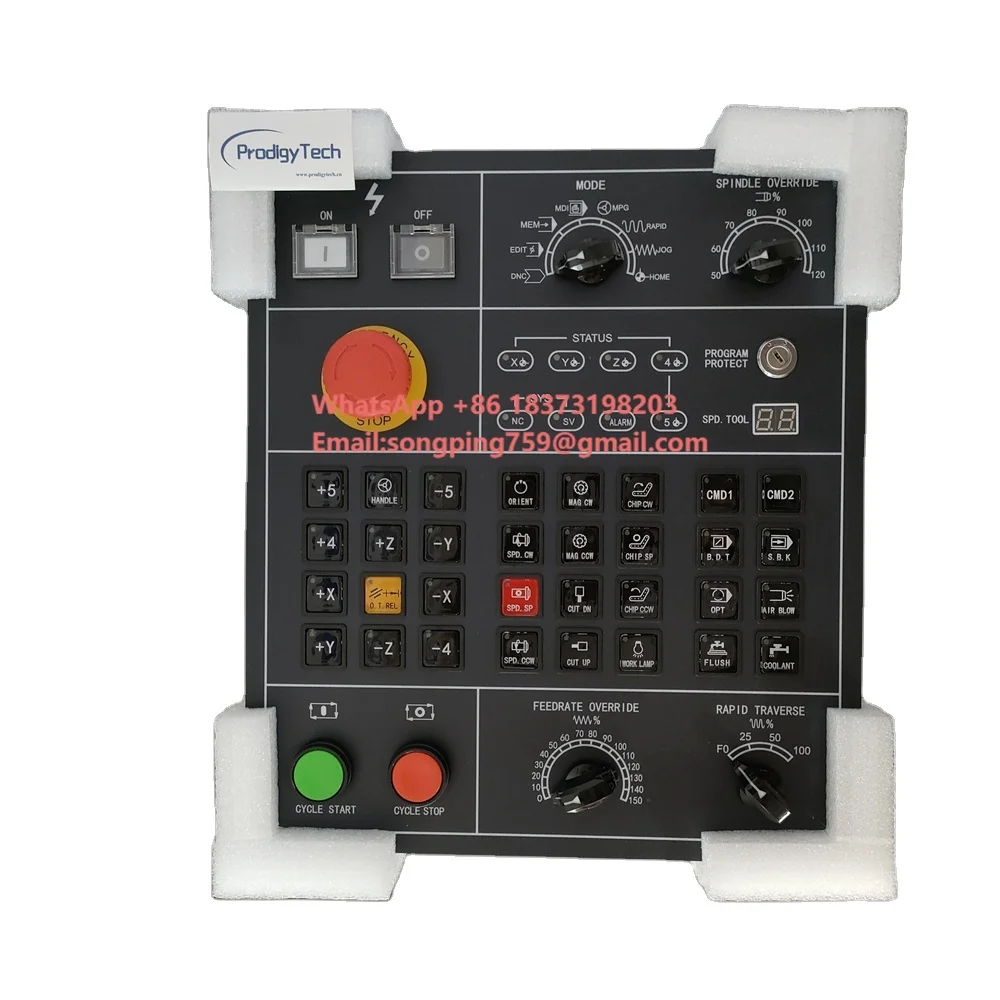 Комплект контроллера ЧПУ: панель управления системой
Комплект контроллера ЧПУ: панель управления системой