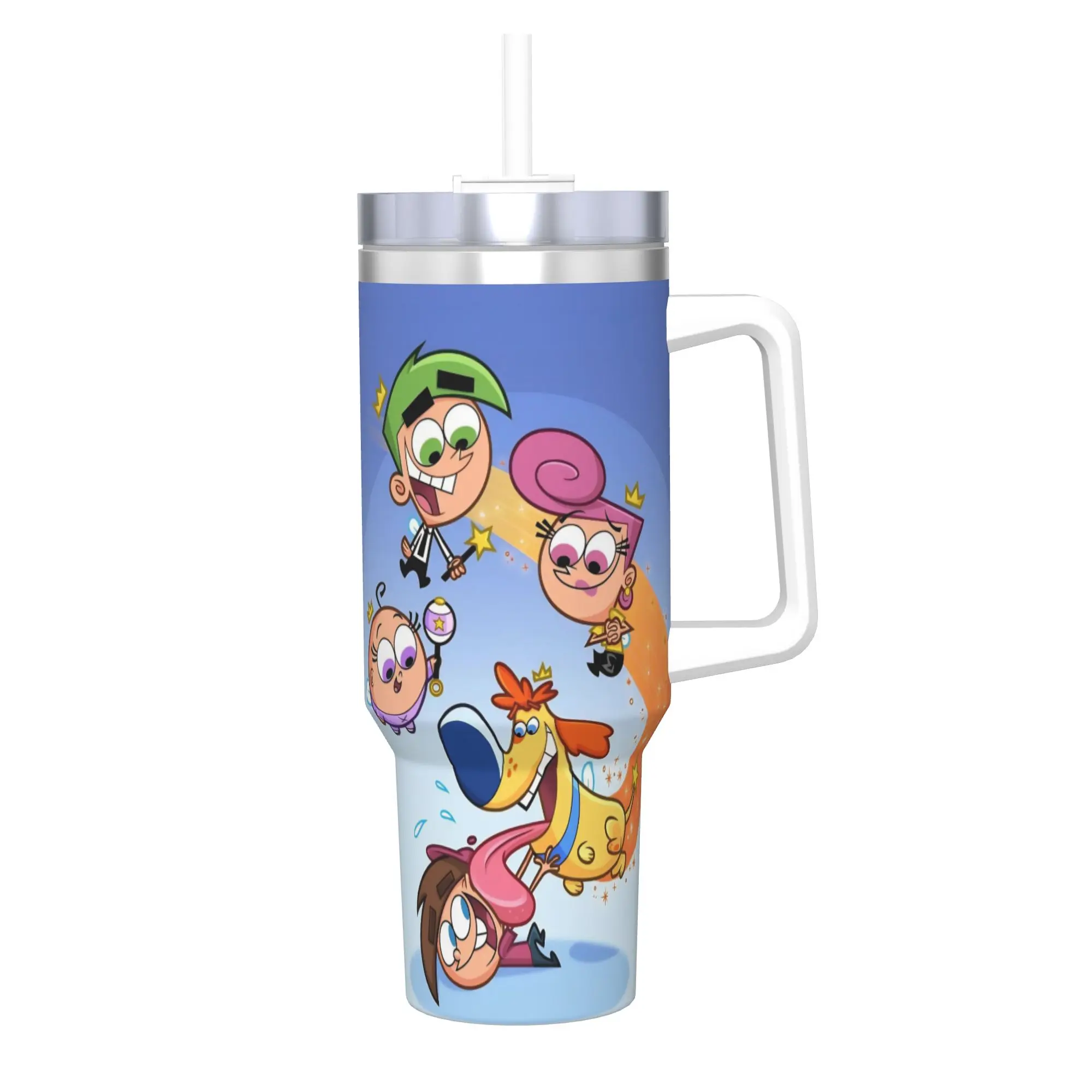 The Fairly OddParents Insulated Tumbler with Straws Stainless Steel Coffee Mugs Double Wall Hot Cold Drinks Cups 40oz
The Fairly OddParents Insulated Tumbler with Straws Stainless Steel Coffee Mugs Double Wall Hot Cold Drinks Cups 40oz