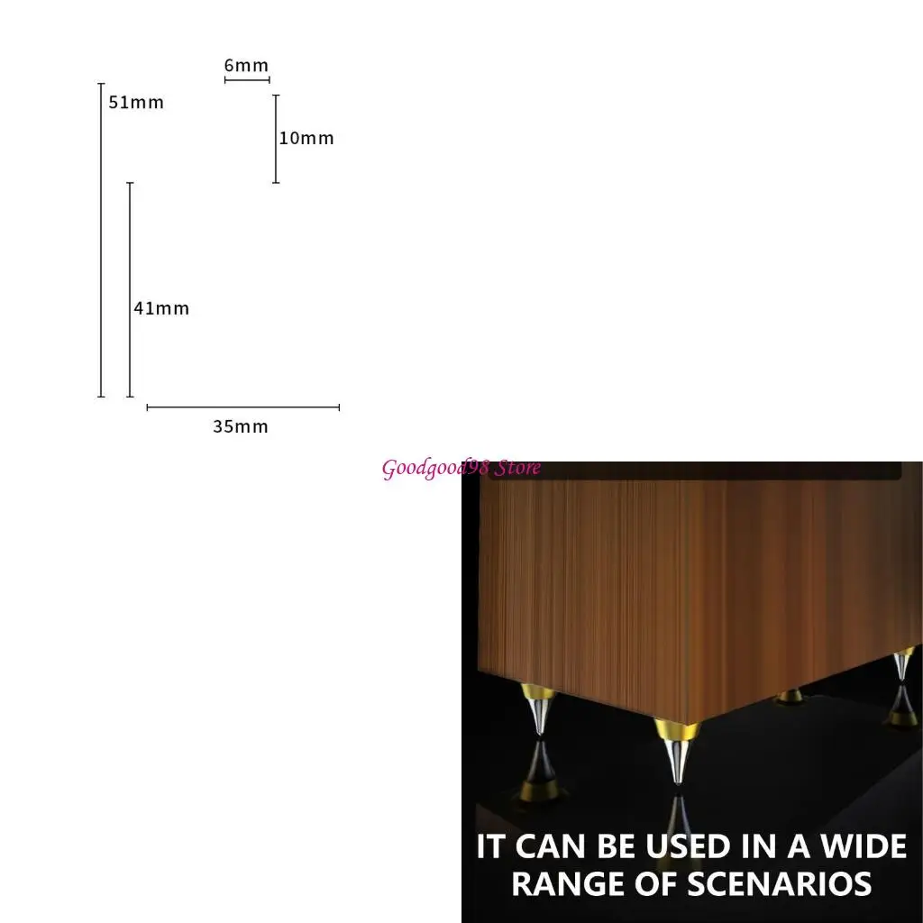 NonSlip Speaker Shock Absorbers Foot Pad Speaker Spikes NonSlip Mat for Superior Sound Quality and Material Integrity W8EC
NonSlip Speaker Shock Absorbers Foot Pad Speaker Spikes NonSlip Mat for Superior Sound Quality and Material Integrity W8EC