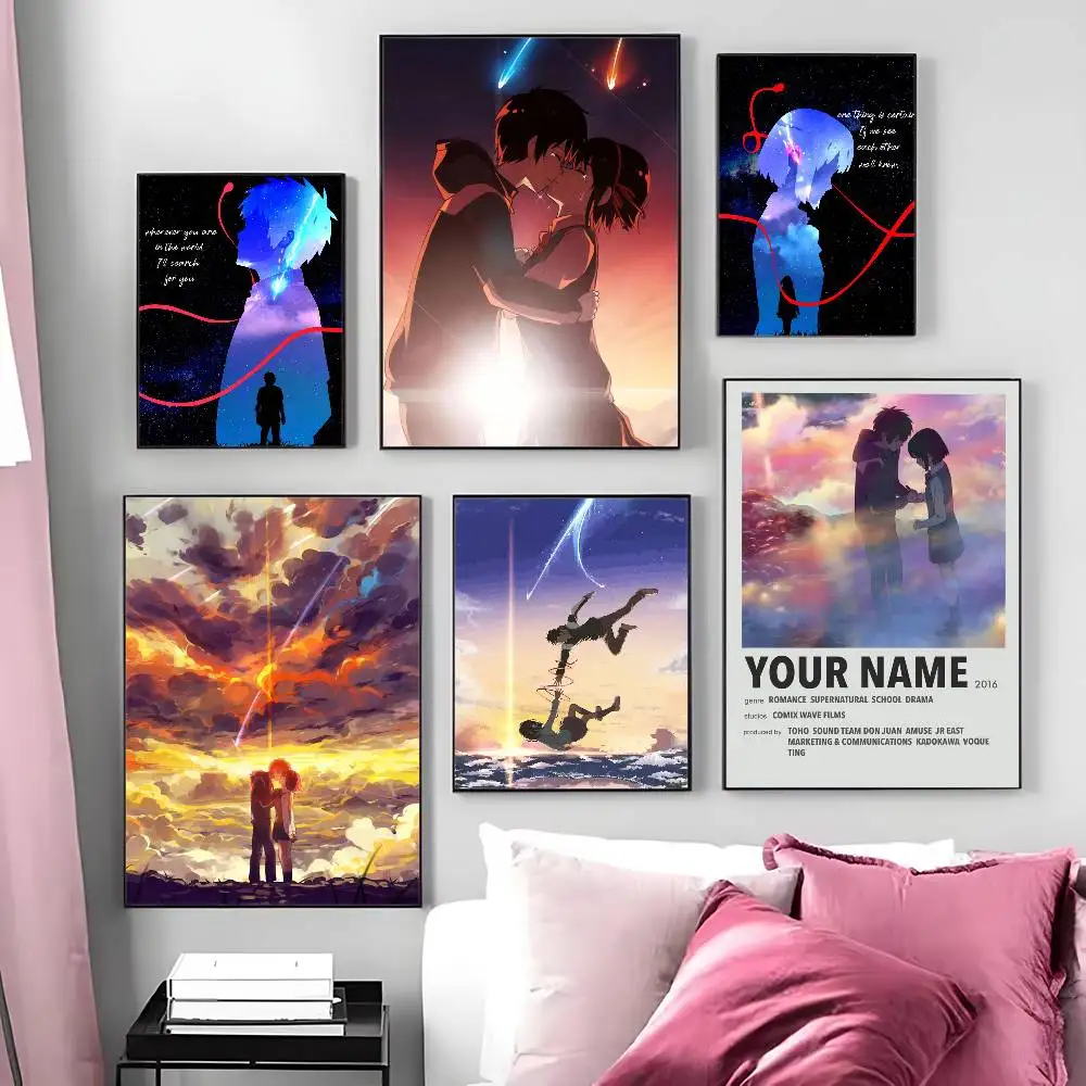 Anime Your Name Mitsuha Movie Poster HD Art Sticky Wall Waterproof Home Living Room Bedroom Bar Aesthetic Decoration
Anime Your Name Mitsuha Movie Poster HD Art Sticky Wall Waterproof Home Living Room Bedroom Bar Aesthetic Decoration