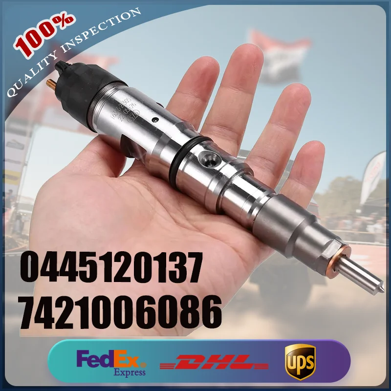 High Performance Diesel Fuel Injector for VOVLO RVI 7421006086 Injection Valves 0445120137