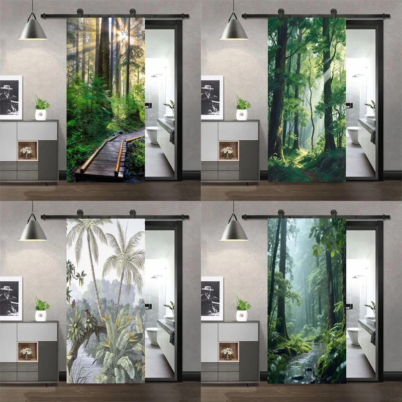 Forest Door Sticker, Self-Adhesive Waterproof PVC Door Mural, Removable Nature Scenery Decal for Home Decor Bedroom Bathroom
Forest Door Sticker, Self-Adhesive Waterproof PVC Door Mural, Removable Nature Scenery Decal for Home Decor Bedroom Bathroom