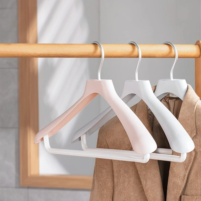 2PCS Extra Wide Shoulder Anti Slip Plastic Garment Hanger No Shoulder Bump Design For Adult Suit Coat Home Clothing Shop Use
2PCS Extra Wide Shoulder Anti Slip Plastic Garment Hanger No Shoulder Bump Design For Adult Suit Coat Home Clothing Shop Use