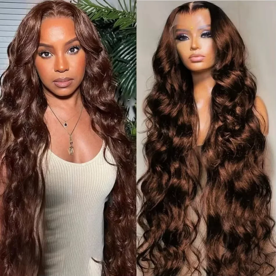 30 38 inch #4 Chocolate Brown Body Wave 13x4 HD Lace Front Human Hair Wigs Women Peruvian Glueless Lace Frontal Wig Closure Wig
30 38 inch #4 Chocolate Brown Body Wave 13x4 HD Lace Front Human Hair Wigs Women Peruvian Glueless Lace Frontal Wig Closure Wig