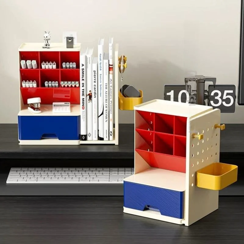 Inclined Pen Holder Bookshelf Desktop Book Storage Box Student Desk Stationery Organizer Portable Plastic Partition Cover for...
Inclined Pen Holder Bookshelf Desktop Book Storage Box Student Desk Stationery Organizer Portable Plastic Partition Cover for...