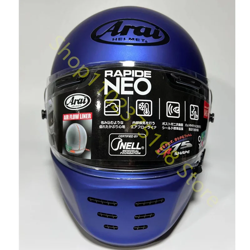 RAPIDE NEO Japanese Mode Full Face Helmet,For Harley Motorcycle And Cruise Motorcycle Protective Helmet,Matte Blue,Capacete
RAPIDE NEO Japanese Mode Full Face Helmet,For Harley Motorcycle And Cruise Motorcycle Protective Helmet,Matte Blue,Capacete
