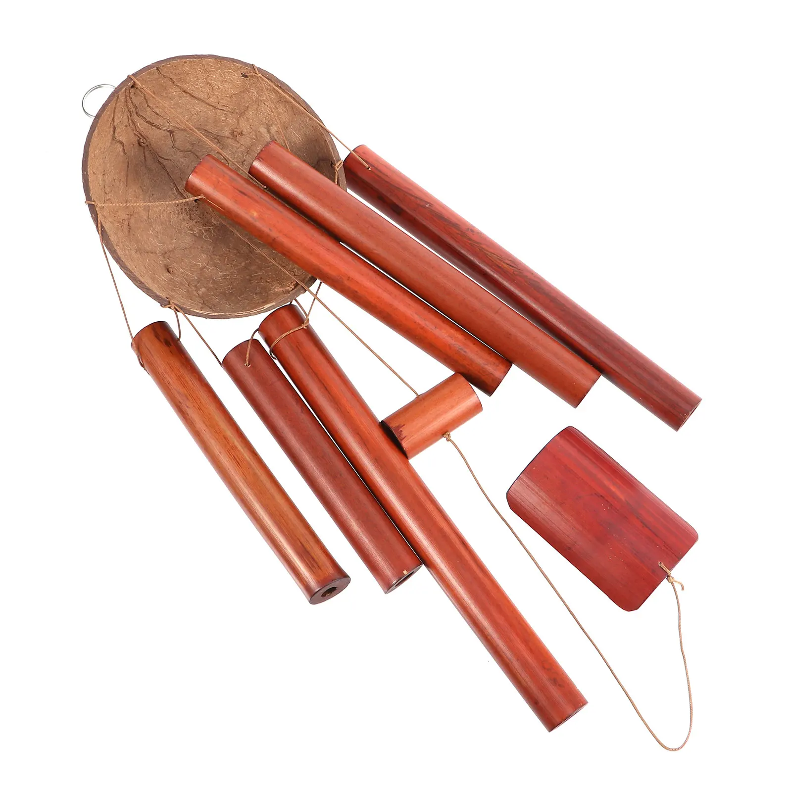 Bamboo Wind Chime Coconut Shell Hanging Home Decor Eco Friendly Durable Office Shop Gift
Bamboo Wind Chime Coconut Shell Hanging Home Decor Eco Friendly Durable Office Shop Gift