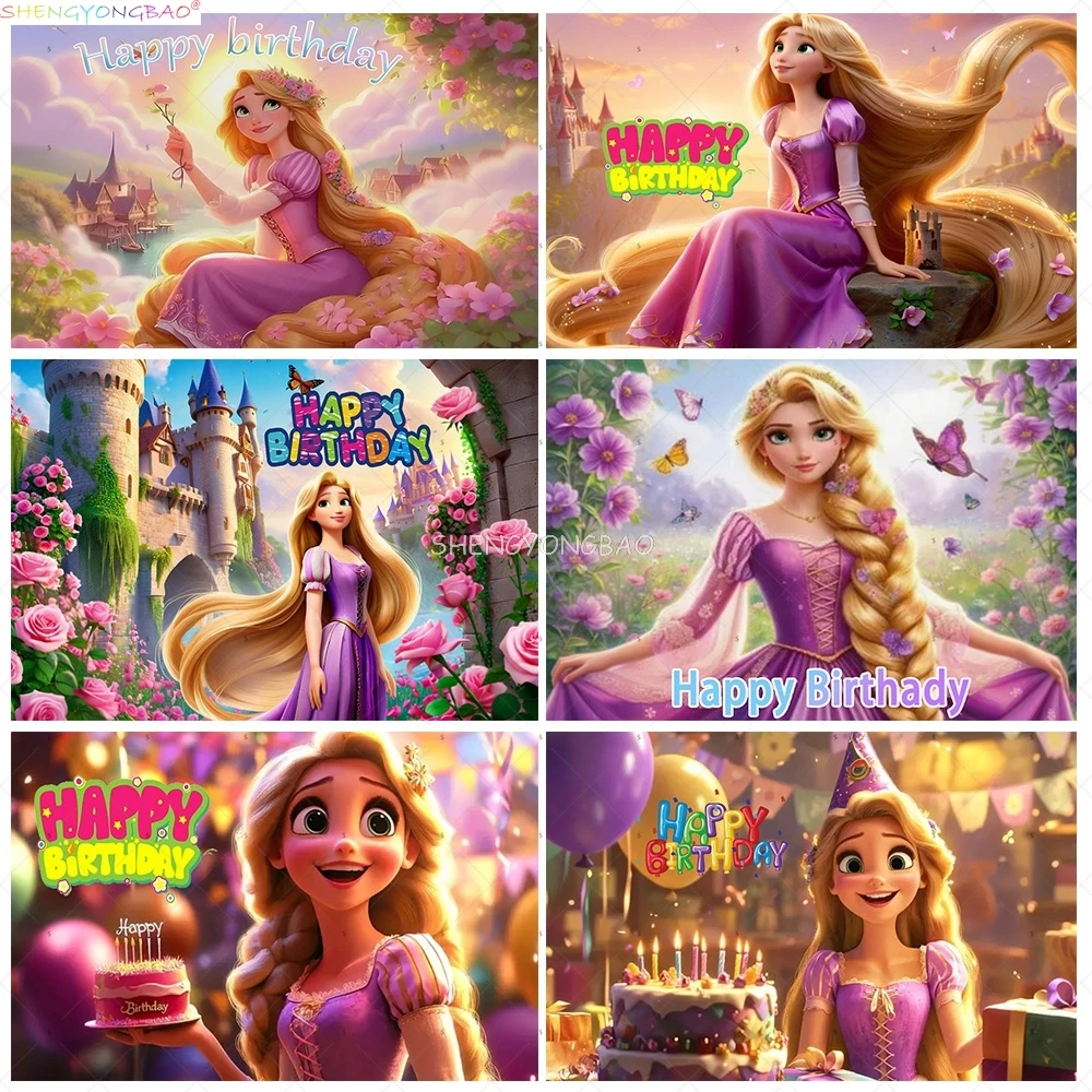 Disney Tangled Princess Birthday Party Background Rapunzel Fairy Tale Castle Baby Shower Portrait Photography Backdrops RF-03
Disney Tangled Princess Birthday Party Background Rapunzel Fairy Tale Castle Baby Shower Portrait Photography Backdrops RF-03