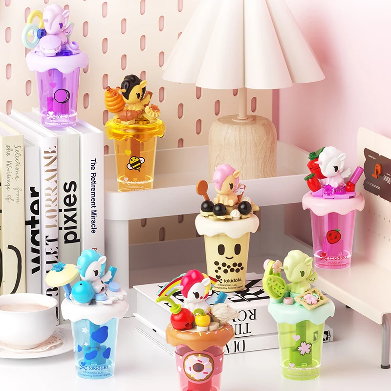 JAKI Tokidoki Unicorn Blind Box Milk Tea Detachable Pvc Cute Grain Interlocking Building Toy Desktop Ornament Gift For Women
JAKI Tokidoki Unicorn Blind Box Milk Tea Detachable Pvc Cute Grain Interlocking Building Toy Desktop Ornament Gift For Women