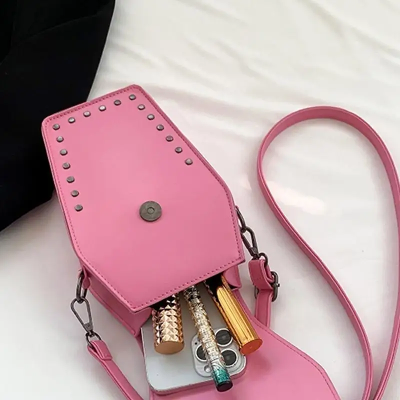 Сумка для сумочки заклепки для женщин для женщин универсальная модная сумка 547A 
Сумка для сумочки заклепки для женщин для женщин универсальная модная сумка 547A