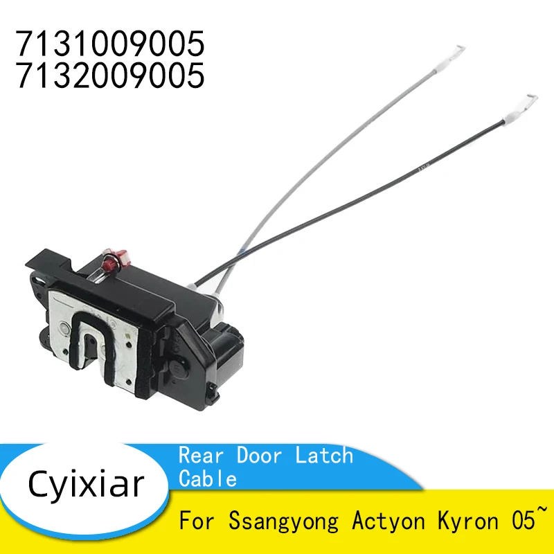 Brand New Genuine Rear Door Latch Cable For Ssangyong Actyon Kyron 05~ 7131009005 7132009005 71310-09005 71320-09005
Brand New Genuine Rear Door Latch Cable For Ssangyong Actyon Kyron 05~ 7131009005 7132009005 71310-09005 71320-09005
