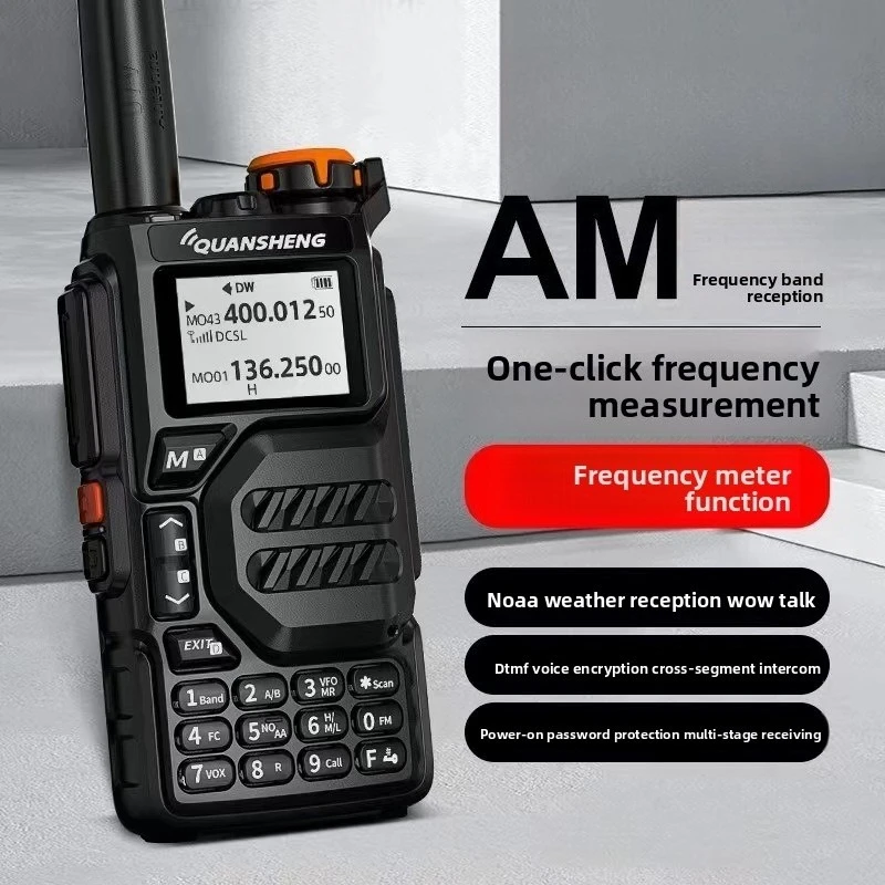 UV-K5 Multi-band Handheld High-power Wireless Outdoor Handset One-button Frequency-to-frequency TYPE-C Charging
UV-K5 Multi-band Handheld High-power Wireless Outdoor Handset One-button Frequency-to-frequency TYPE-C Charging