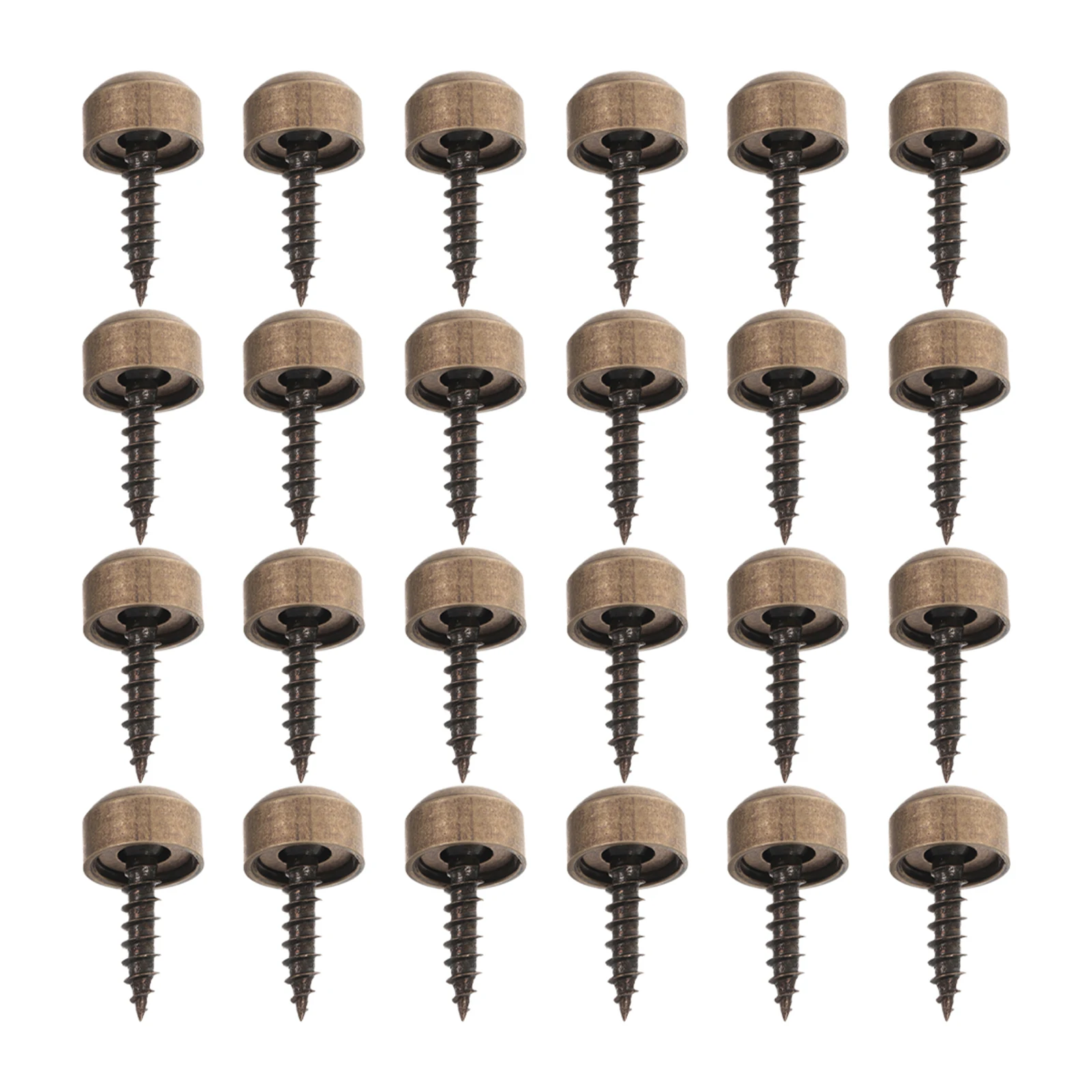 24pcs Decorative Screw Caps Copper Self-Tapping Screws For Wood Mirror Wall Mounting Fasteners Furniture Renovation Hardware
24pcs Decorative Screw Caps Copper Self-Tapping Screws For Wood Mirror Wall Mounting Fasteners Furniture Renovation Hardware