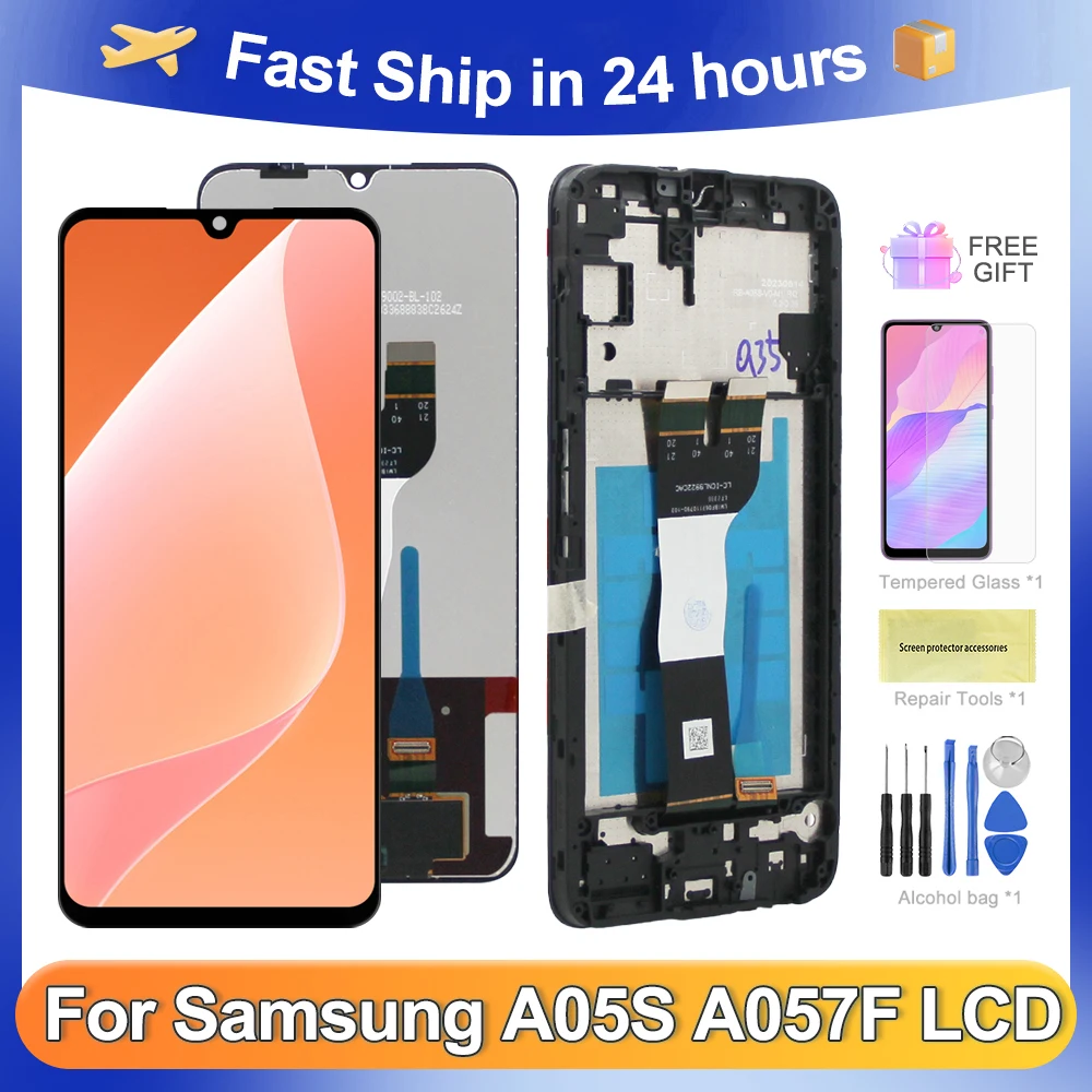 OEM для Samsung 6,7 ''A05S для A057 A057F A057F/DS A057M A057G ЖК-дисплей с цифровым преобразователем сенсорного экрана в сборе, замена
OEM для Samsung 6,7 ''A05S для A057 A057F A057F/DS A057M A057G ЖК-дисплей с цифровым преобразователем сенсорного экрана в сборе, замена