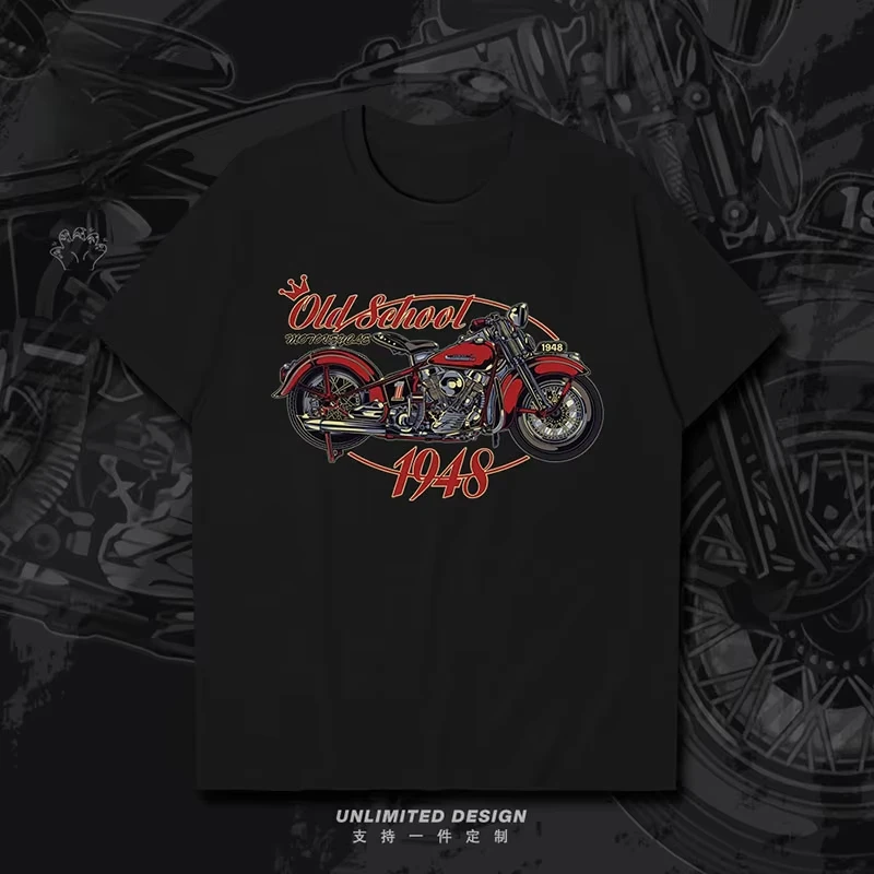 New Classic 1948 Vintage Motorcycle Print Graphic T-shirt for Men and Women Short Sleeve Breathable Motorcycle T-shirt Moto GP
New Classic 1948 Vintage Motorcycle Print Graphic T-shirt for Men and Women Short Sleeve Breathable Motorcycle T-shirt Moto GP