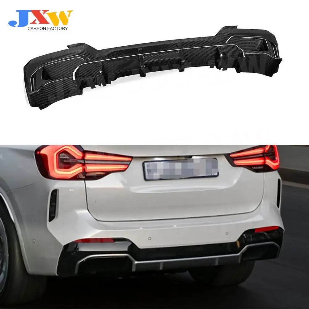 Carbon Fiber Rear Diffuser Splitter For BMW iX3 G08i 2022 4Door Bumper Bodykits Guard Spoiler FRP Car Exterior Decoration
Carbon Fiber Rear Diffuser Splitter For BMW iX3 G08i 2022 4Door Bumper Bodykits Guard Spoiler FRP Car Exterior Decoration