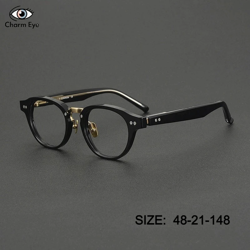 High Quality Black Glasses Women Thick Acetate Retro Eyeglass Frame Men Oval Fashion Designer Brand Myopia Prescription Eyewear
High Quality Black Glasses Women Thick Acetate Retro Eyeglass Frame Men Oval Fashion Designer Brand Myopia Prescription Eyewear