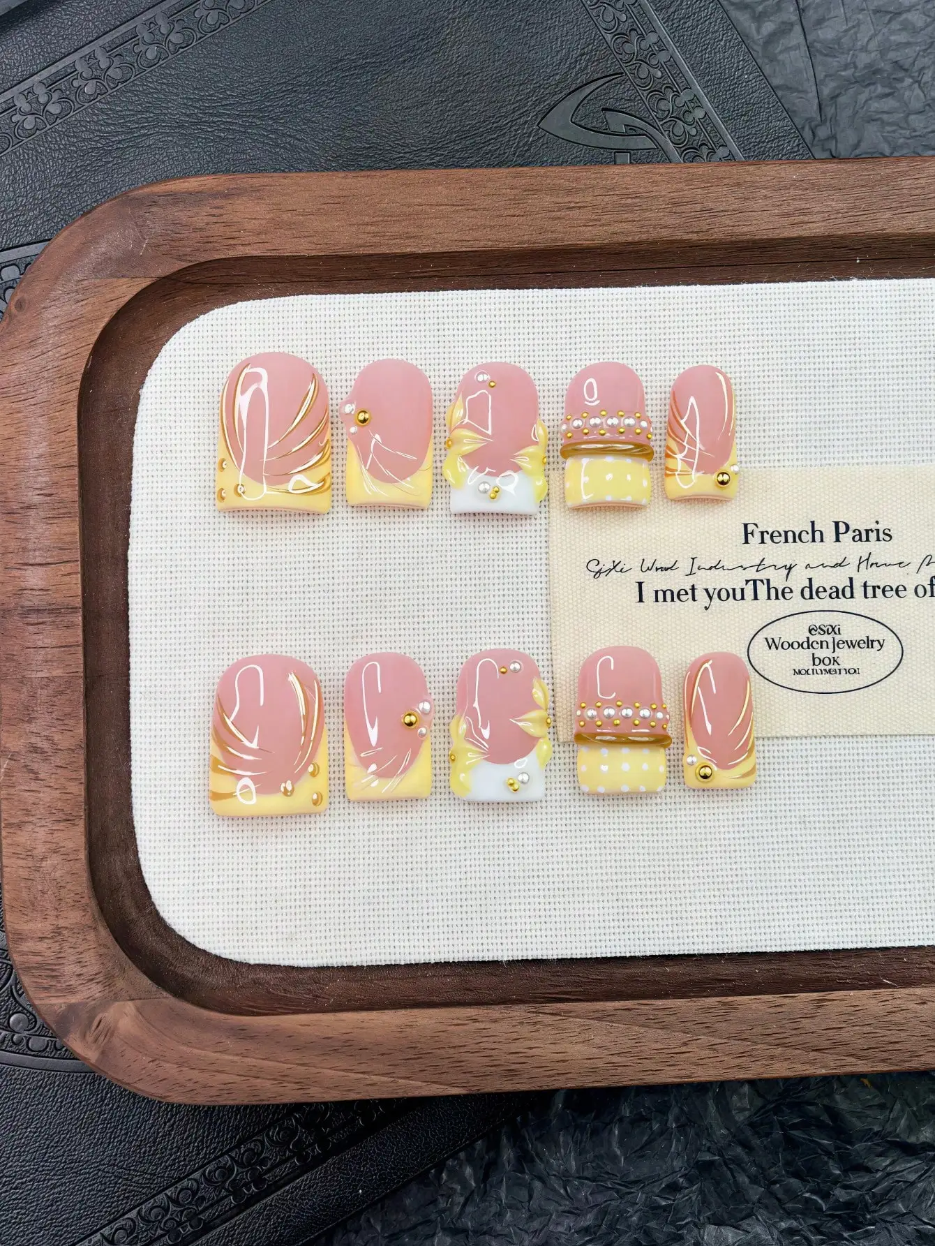 10pcs Y2K Nails Pipe-Shaped Press On Nails Set - Handcrafted, Pink Nails, Yellow Nails, Yellow French Tip Nails, Handmade 3D Flo
10pcs Y2K Nails Pipe-Shaped Press On Nails Set - Handcrafted, Pink Nails, Yellow Nails, Yellow French Tip Nails, Handmade 3D Flo