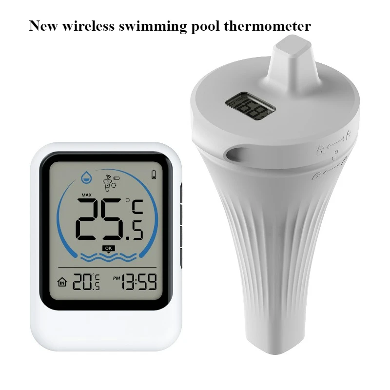 New swimming pool thermometer Pool wireless floating easy-to-read hot water thermometer
New swimming pool thermometer Pool wireless floating easy-to-read hot water thermometer