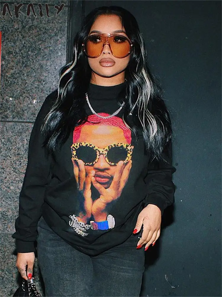 Akaily Autumn Black Graphic Print Long Sleeve T Shirt Casual Street Clothing For Woman 2023 Fashion Bodycon O Neck Crop Top
Akaily Autumn Black Graphic Print Long Sleeve T Shirt Casual Street Clothing For Woman 2023 Fashion Bodycon O Neck Crop Top