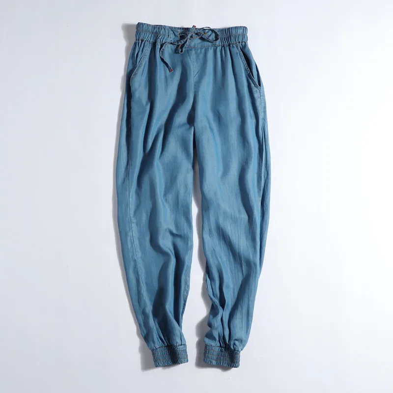 Silk Feeling Denim Fabric Elastic Waist Jeans Dstring Cuffed Pants Long Casual Youth ular Sle Other Brand
Silk Feeling Denim Fabric Elastic Waist Jeans Dstring Cuffed Pants Long Casual Youth ular Sle Other Brand