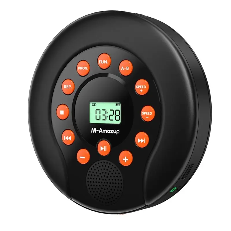 ABFM-Audio Cassette Player Rechargeable 1500Mah Portable CD Player Dual Stereo Speakers, Car AUX/USB Playback Functionality A
ABFM-Audio Cassette Player Rechargeable 1500Mah Portable CD Player Dual Stereo Speakers, Car AUX/USB Playback Functionality A