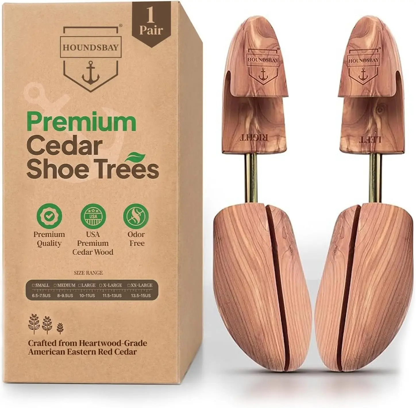 Cedar Shoe Tree for Men & Women - Sneaker Shaper and Widener
Cedar Shoe Tree for Men & Women - Sneaker Shaper and Widener