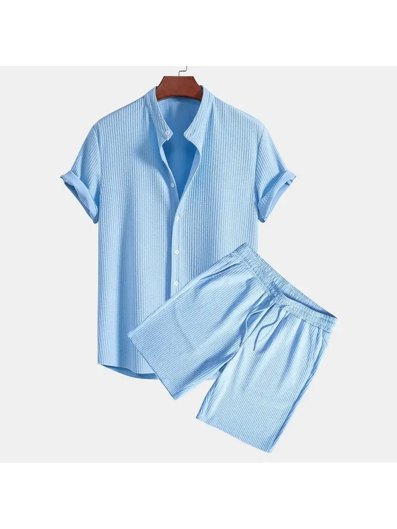 Свободная мужская повседневная пляжная одежда ort Sve, комплект из двух предметов, разноцветная полосатая независимая станция, уличная одежда, осенняя футболка orts
Свободная мужская повседневная пляжная одежда ort Sve, комплект из двух предметов, разноцветная полосатая независимая станция, уличная одежда, осенняя футболка orts