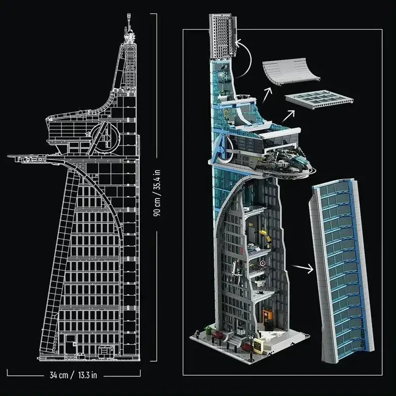 Christmas Gift 5201PCS Movie Tower Hero Assembly Architectural Architect Building Blocks Children Adult Toys Home Decoration
Christmas Gift 5201PCS Movie Tower Hero Assembly Architectural Architect Building Blocks Children Adult Toys Home Decoration