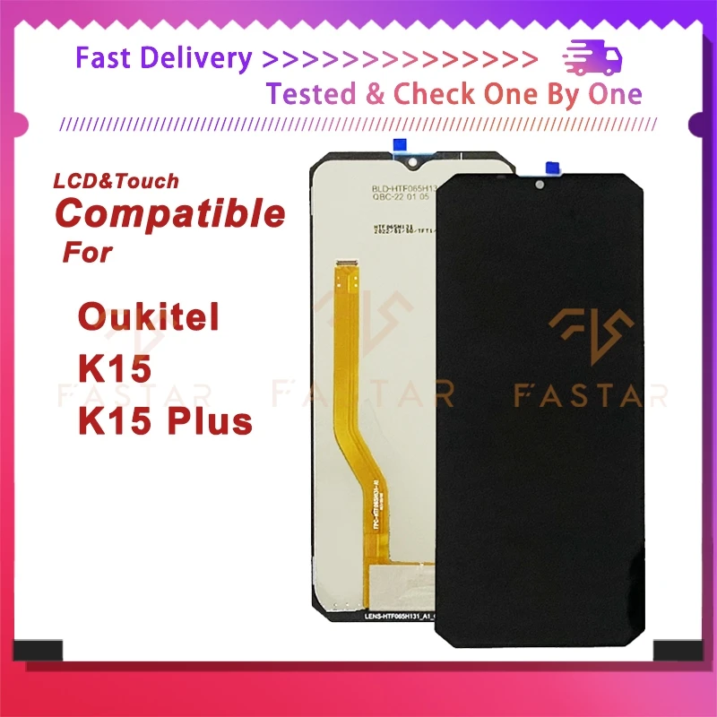 6.52"Tested For OUKITEL K15 PLUS LCD K15 Display Touch Digitizer Assembly Replacement Phone Screen Oukitel K15 lcd
6.52"Tested For OUKITEL K15 PLUS LCD K15 Display Touch Digitizer Assembly Replacement Phone Screen Oukitel K15 lcd