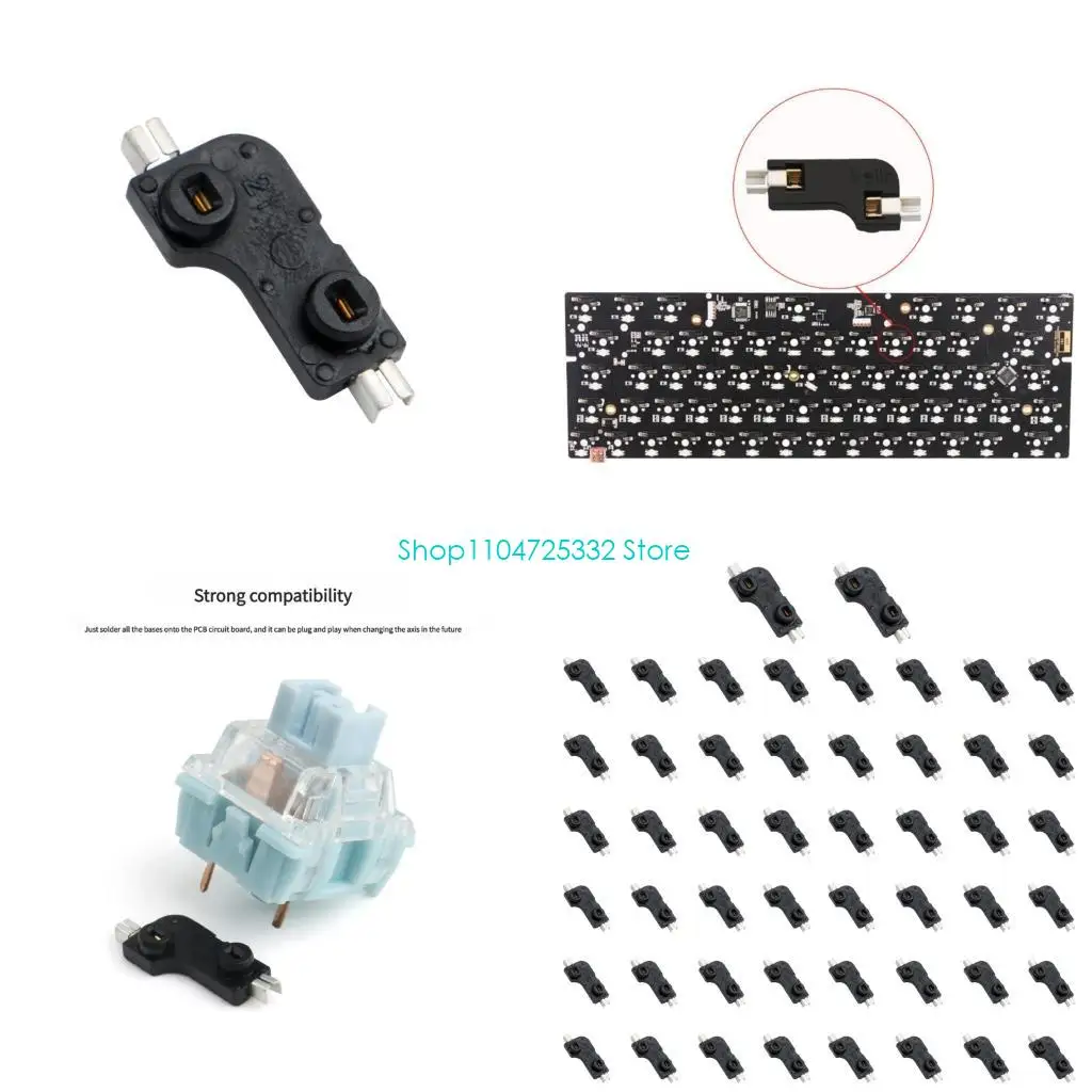 P5EA Easy Installation Hot-swappable PCB Socket Universal for Mechanical Keyboard
P5EA Easy Installation Hot-swappable PCB Socket Universal for Mechanical Keyboard