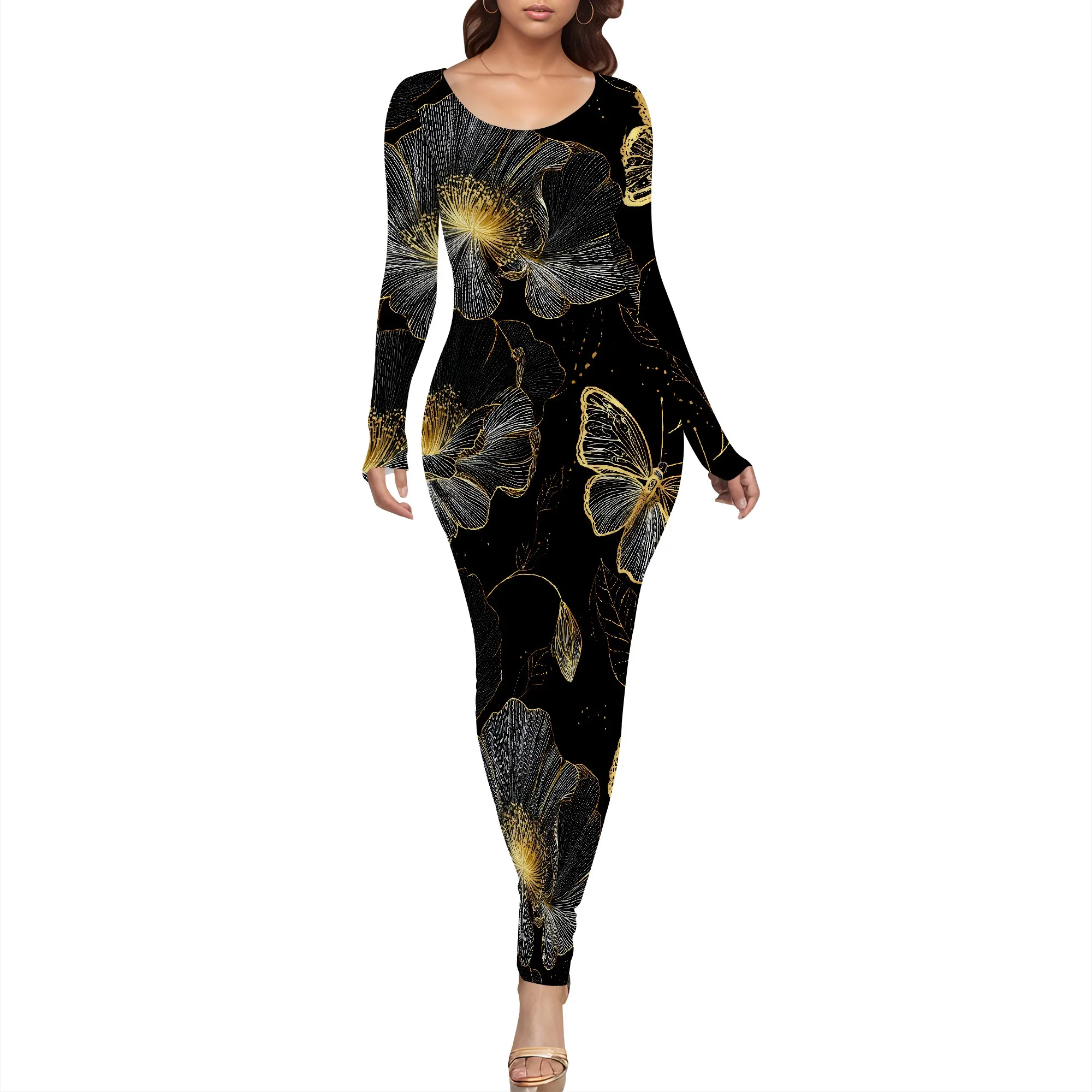 Fall Winter Women's Long Sleeve Bodycon Dress Basic Casual Crewneck Tight Midi Pencil Dress Elegant Fitted Club Party Dresses
Fall Winter Women's Long Sleeve Bodycon Dress Basic Casual Crewneck Tight Midi Pencil Dress Elegant Fitted Club Party Dresses