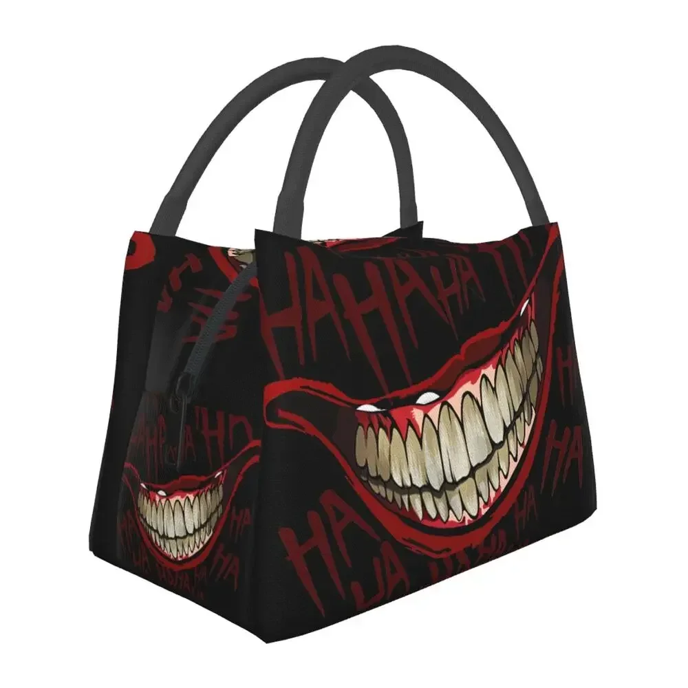 Joker Smile Haha Thermal Insulated Lunch Bag Women Funny Clown Lunch Tote for Office Outdoor Multifunction Meal Food Box
Joker Smile Haha Thermal Insulated Lunch Bag Women Funny Clown Lunch Tote for Office Outdoor Multifunction Meal Food Box