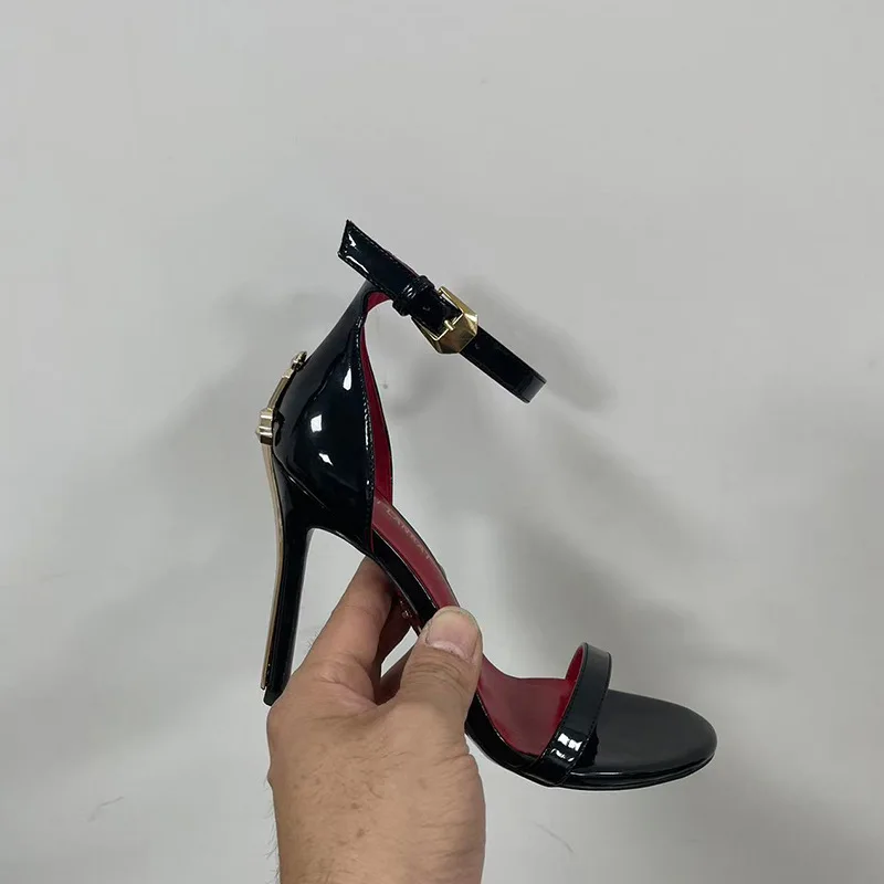 Women High Heeled Sandals Quality Patent Leather Stiletto Sandal Sexy Banquet Party Dress Pumps Summer Open-toed Stiletto Sandal
Women High Heeled Sandals Quality Patent Leather Stiletto Sandal Sexy Banquet Party Dress Pumps Summer Open-toed Stiletto Sandal