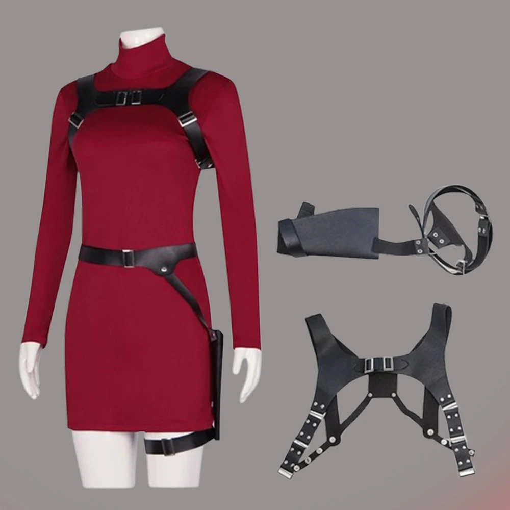 2026 Hot Female Ada Cosplay Wong Costume Dress Belt Roleplay Outfits Fantasia Halloween Carnival Disguise Suit Adult Girls
2026 Hot Female Ada Cosplay Wong Costume Dress Belt Roleplay Outfits Fantasia Halloween Carnival Disguise Suit Adult Girls