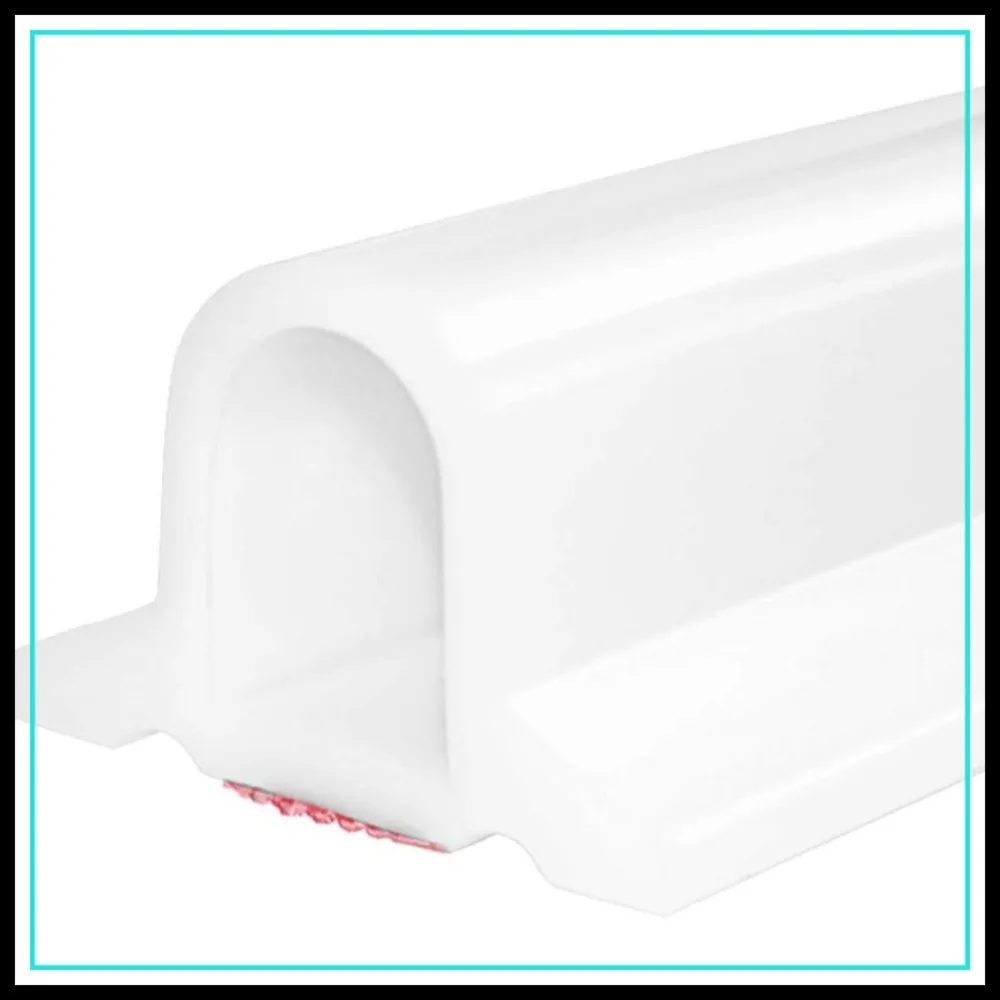9.84FT Collapsible Shower Threshold Water Dam, Silicone Shower Water Stopper Barrier, Ideal for Wheelchair Accessible Showers, White
9.84FT Collapsible Shower Threshold Water Dam, Silicone Shower Water Stopper Barrier, Ideal for Wheelchair Accessible Showers, White