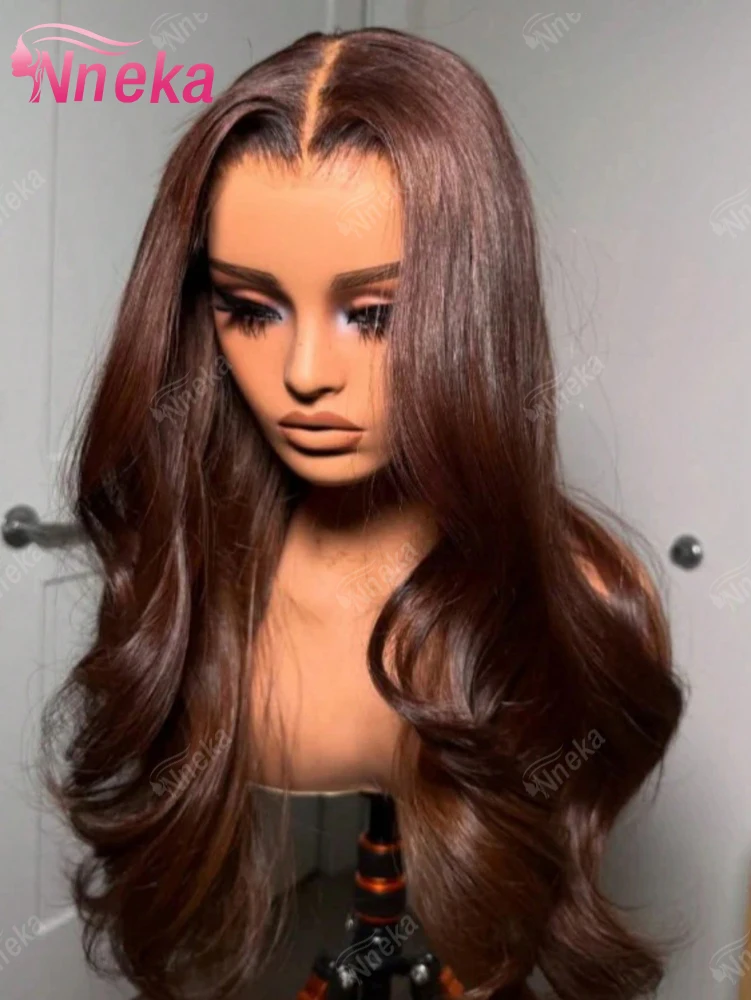 36 Inch Chocolate Brown 13x6 HD Lace Front Human Hair Wigs Body Wave Human Hair Wig 200Density Colored Human Hair Wigs For Women
36 Inch Chocolate Brown 13x6 HD Lace Front Human Hair Wigs Body Wave Human Hair Wig 200Density Colored Human Hair Wigs For Women