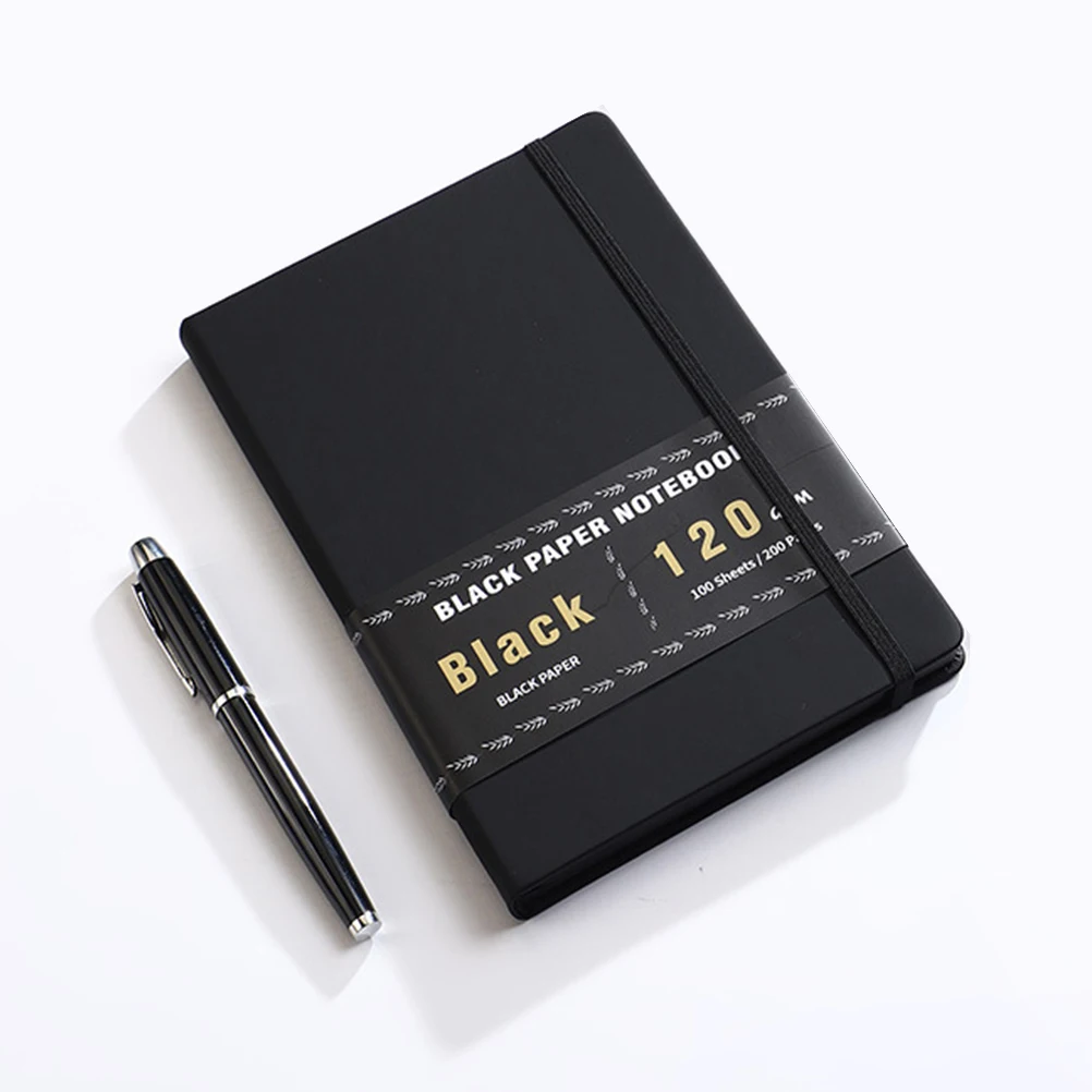 Blank Black Cardboard Notebook 100 Sheets 200 Pages Sketchbook Drawing Journal Vintage Design Artistic Projects White
Blank Black Cardboard Notebook 100 Sheets 200 Pages Sketchbook Drawing Journal Vintage Design Artistic Projects White